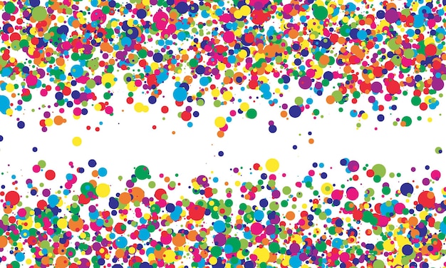 Dot color background Falling color dots