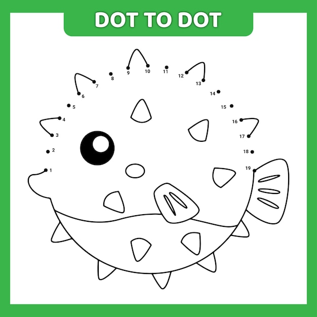 Dot To Dot Ocean Animals