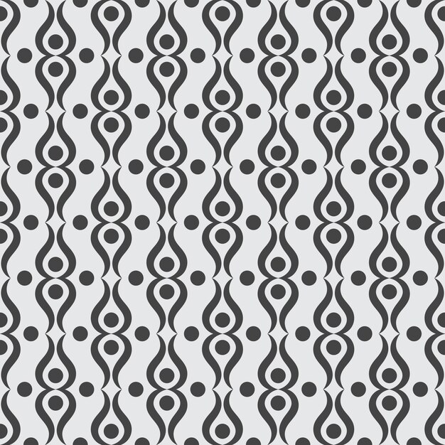 Dot and geometry seamless pattern