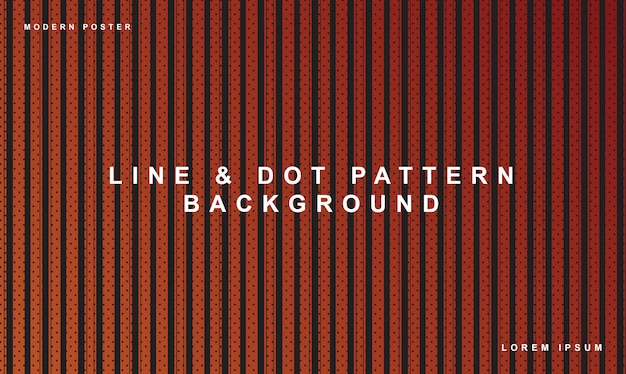 Vettore dot pattern background line pattern