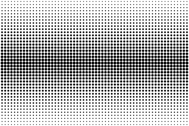 Dot pattern with halftone effect. Comic pop art gradient. Black white print. Half tone fade background