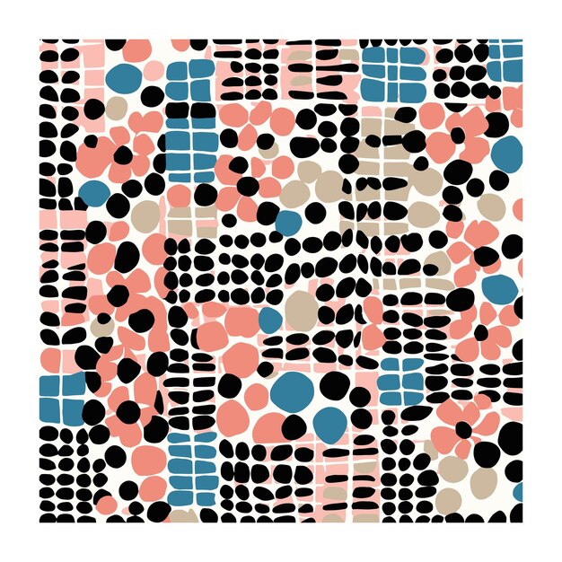 Dots and Spots Leuk trendy textielontwerp