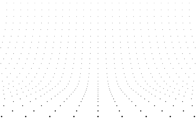 Dots curved background