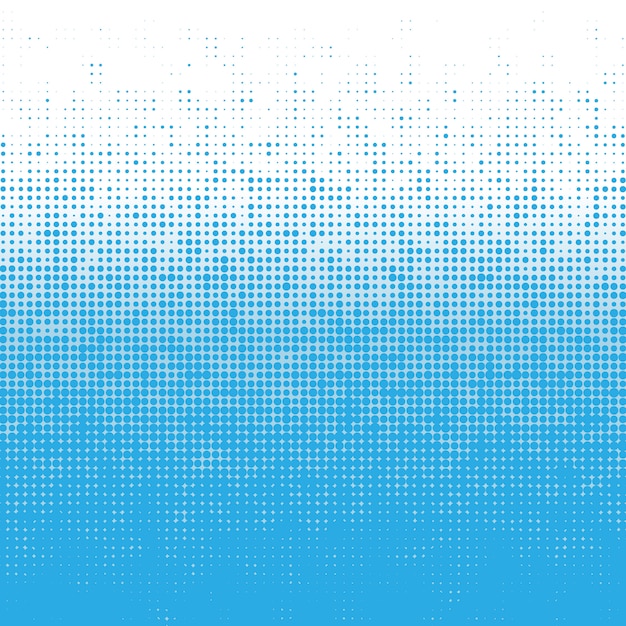 Dots halftone pattern with gradient effect. 