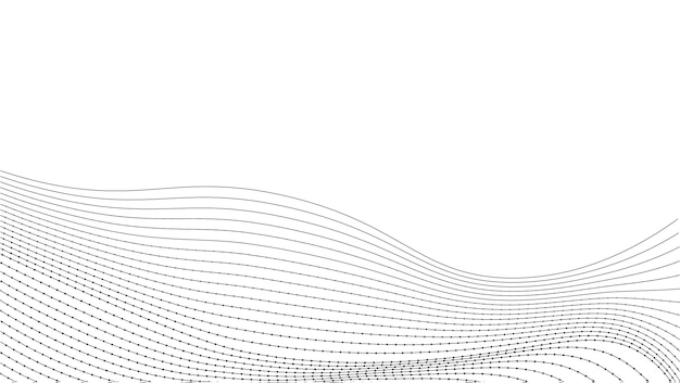 도트 라인 벡터 흑백 추상적인 배경입니다.