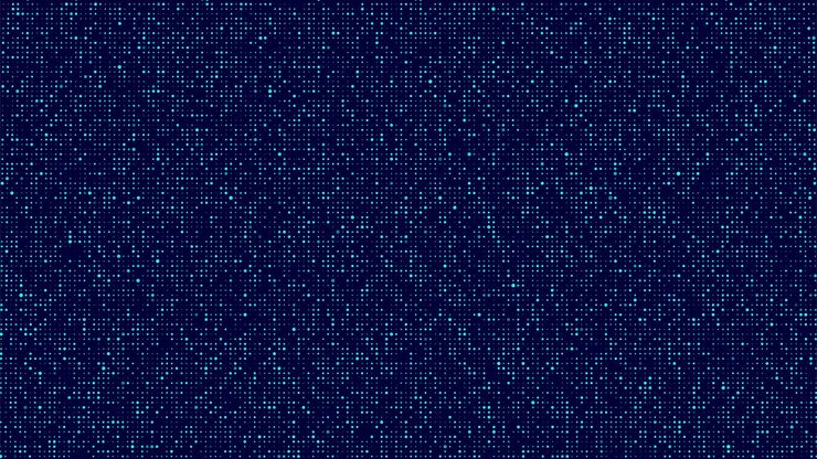 Vector 노이즈 효과가 있는 도트 텍스처 추상 하프톤 배경 벡터 글리치 배경 매트릭스 또는 이진 코드가 있는 디지털 화면
