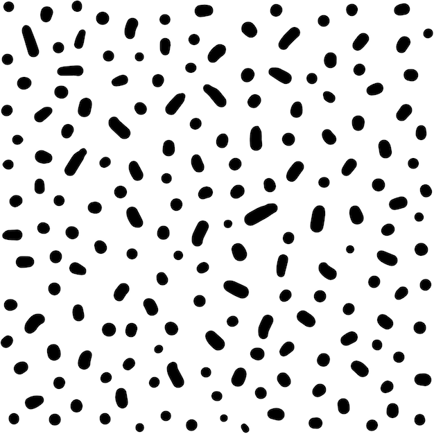 Dotted background made of brush strokes seamless abstract design