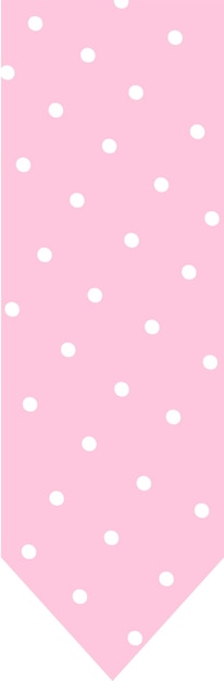 Vector dotted bookmark stripe