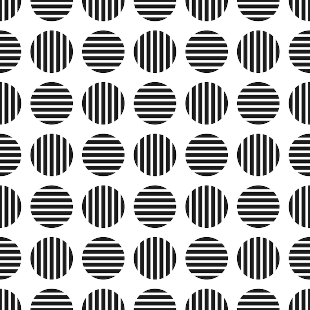 Dotted geometric seamles pattern Striped cirlces endless background Similar to cloth texture