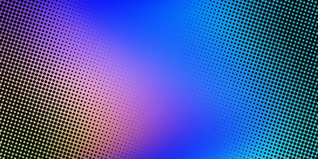 Vector dotted gradient, fading dot effect, colored background, vector design