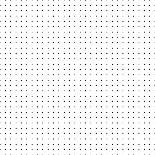 Vector dotted graph paper with grid polka dot pattern geometric seamless texture for calligraphy drawing or