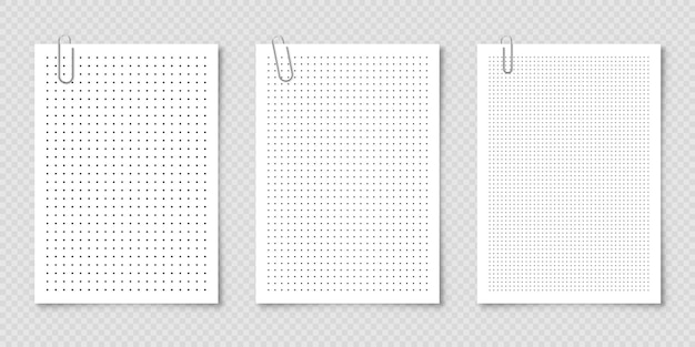 Vector dotted graph paper with grid polka dot pattern geometric texture for calligraphy drawing or writing