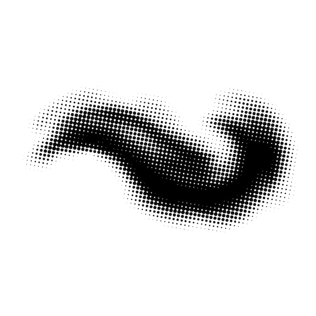 Dotted Halftone Wave