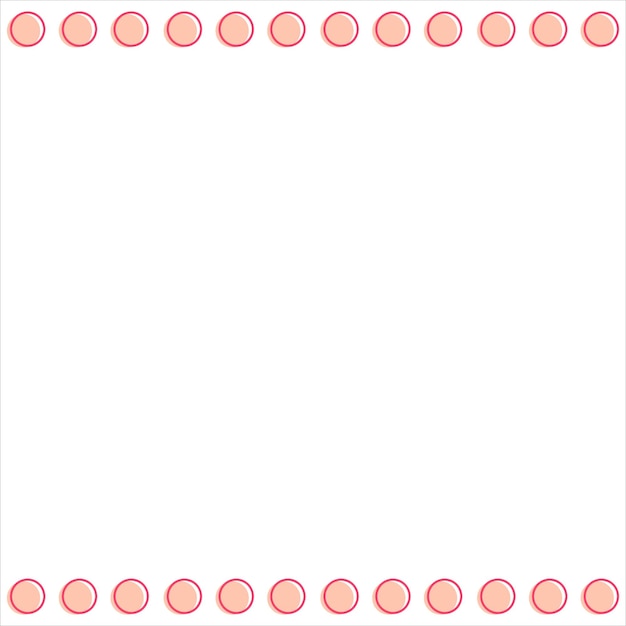 Vector dotted line border