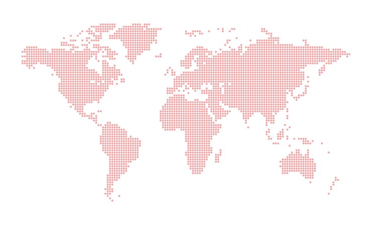 点線の世界地図技術の背景