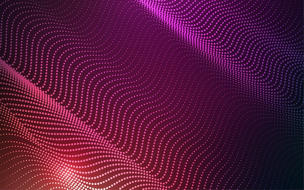 Vector dotted wave