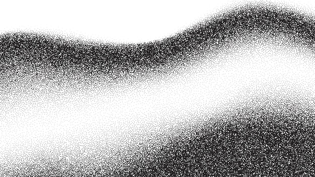 ドットワーク波のパターン 背景 黒いノイズ ドットドット ドットベクトル