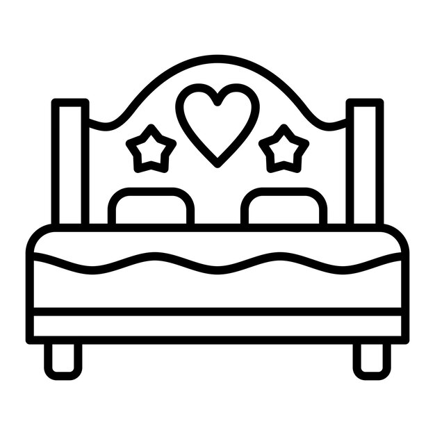 Double Bed Icon