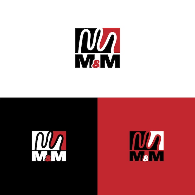 Vector double m logo