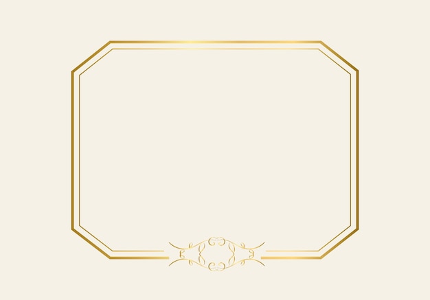 Double rectangle frame template, double line frame, draft element, Geometric, Vector illustration.