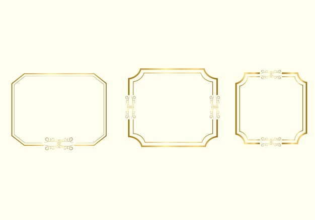 Modello di cornice a doppio rettangolo, cornice a doppia linea, elemento di bozza, illustrazione geometrica, vettoriale.