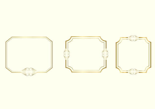 Double rectangle frame template, double line frame, draft element, geometric, vector illustration.