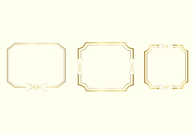 Double rectangle frame template, double line frame, draft element, Geometric, Vector illustration,