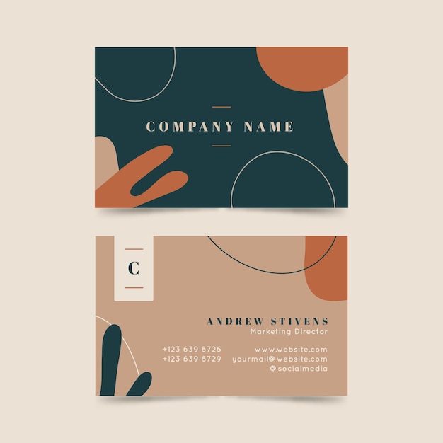 Double-sided business card