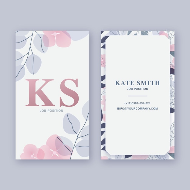 Double-sided business card