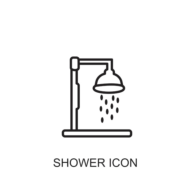 Douche vector pictogram