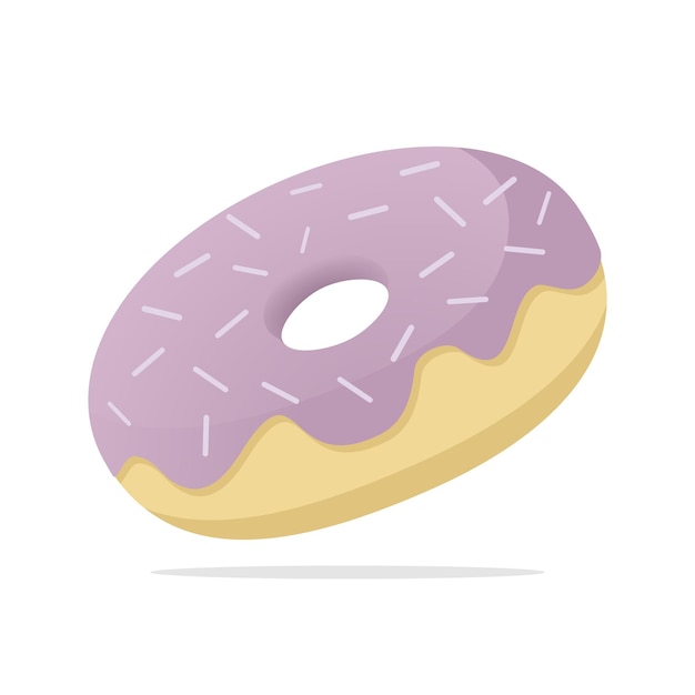 Vector dougnut with soft and flat vector sytle