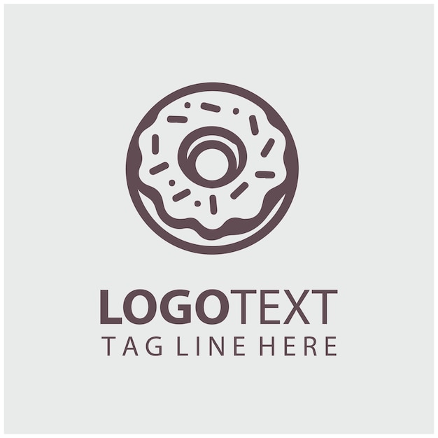 Dount Logo Vector Illustrations