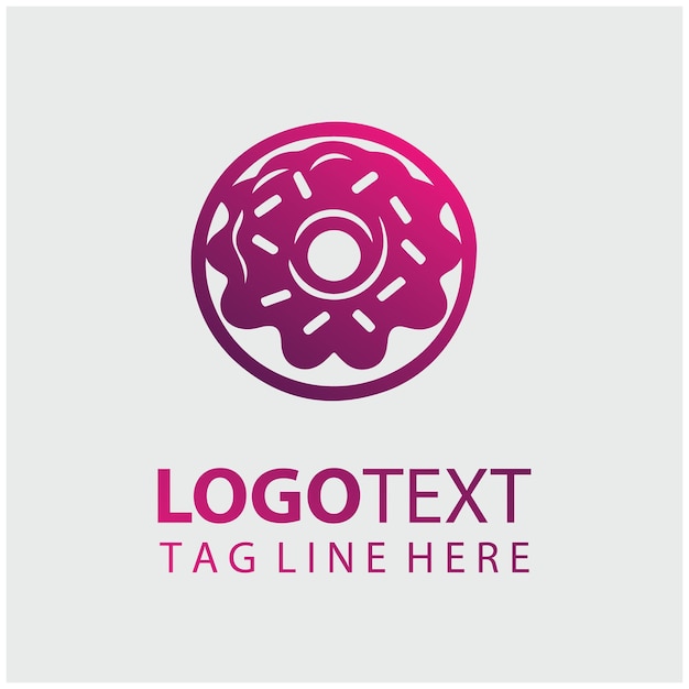 Dount Logo Vector Illustrations