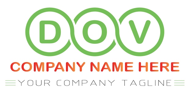 DOV brief logo ontwerp