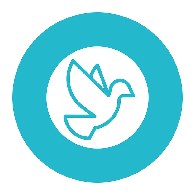 Vector dove icon vector image can be used for human rights