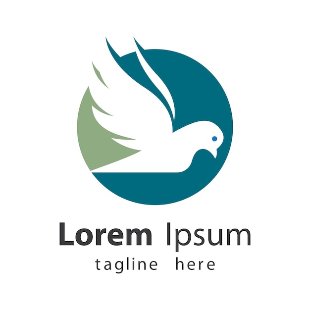 Dove logo afbeeldingen illustratie