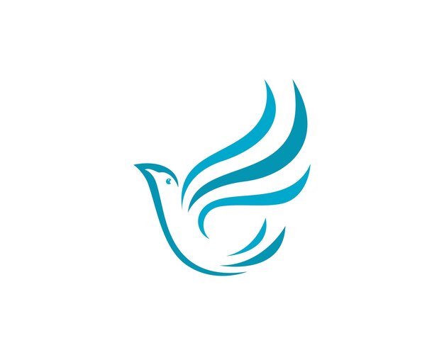 Dove Logo Template vector