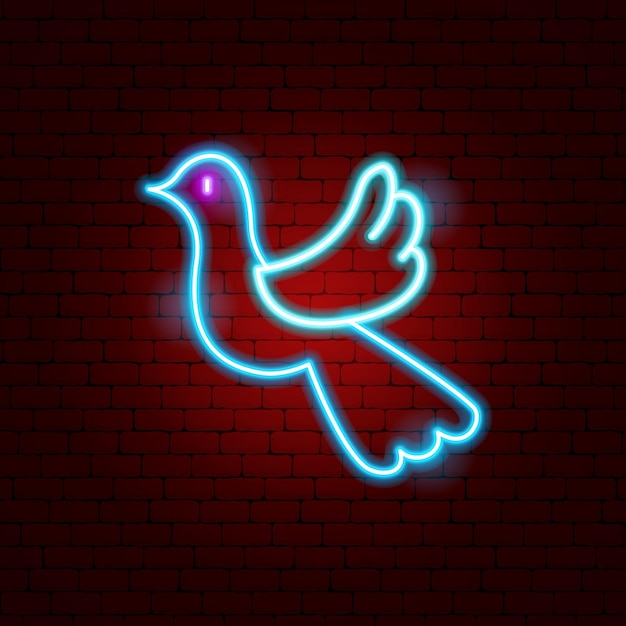 Dove Neon Sign