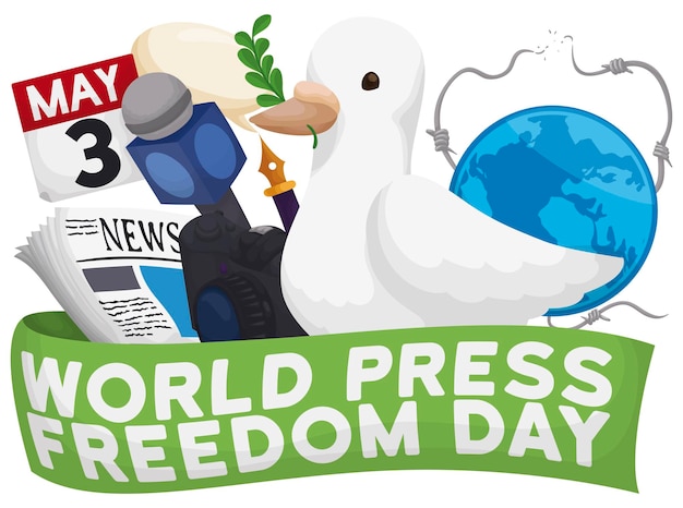 Dove ready to celebrate World Press Freedom Day with journalist elements on May 3