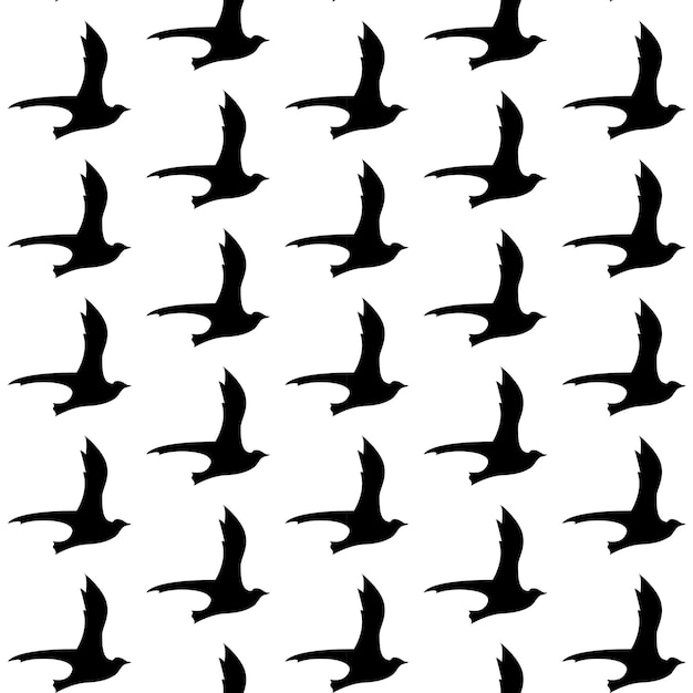 dove silhouette pattern wallpaper background illustration