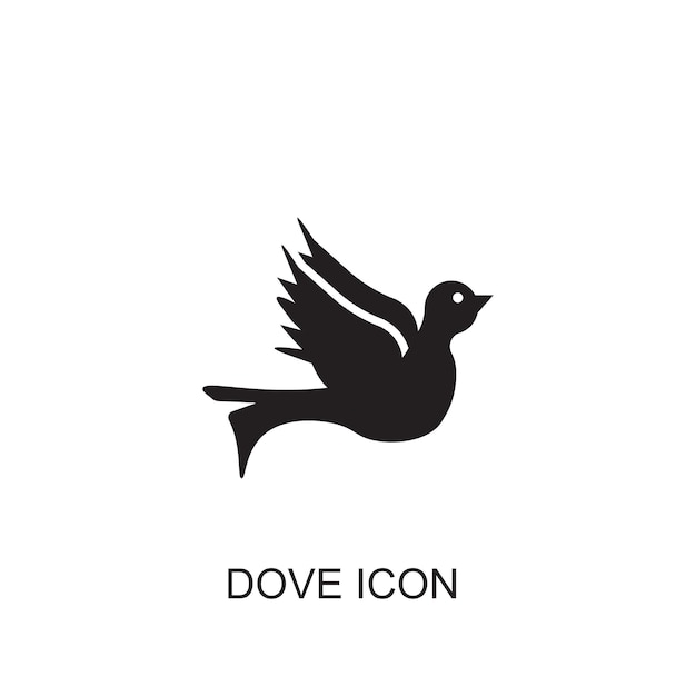 Dove vector icon icon