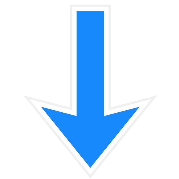 Vector down icon