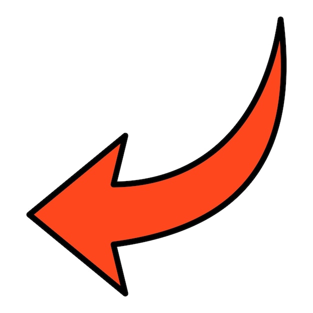 Vector down left icon