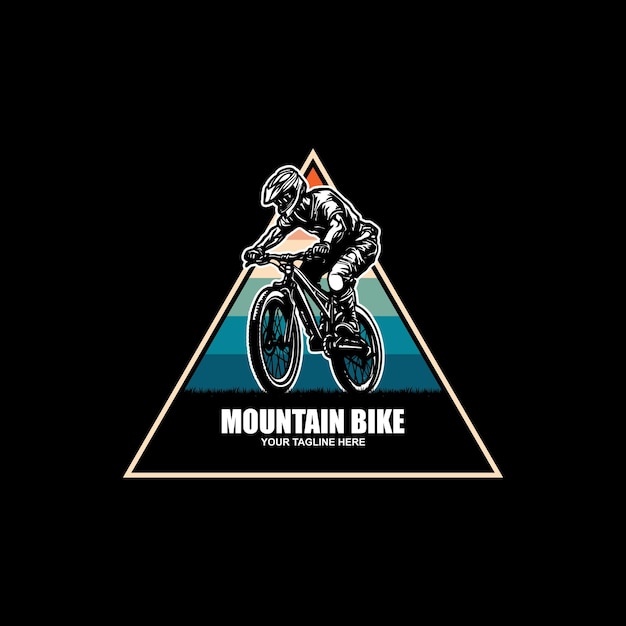 Downhill Bike Rider Badge Mountain Bike Logo t-shirt Brooklyn fiets motocross freestyle