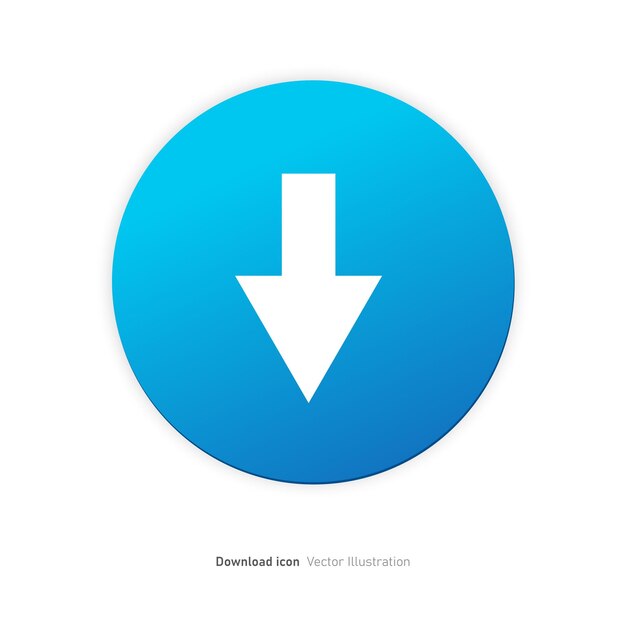 Download Button Icon design Vector illustration