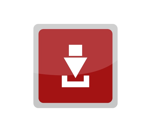 Vector download button