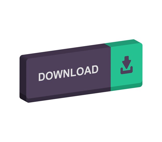 Vector download button