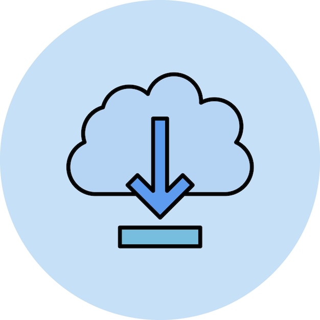 Download Cloud Flat Illustratie