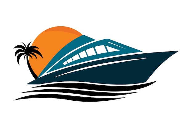 Download Cruise ship silhouette vector Art Icons and Graphics