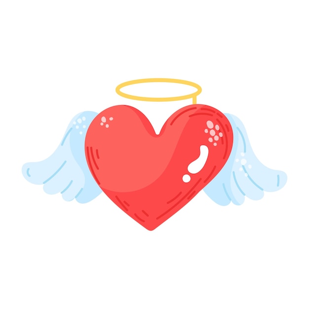 Download flat sticker icon of heart